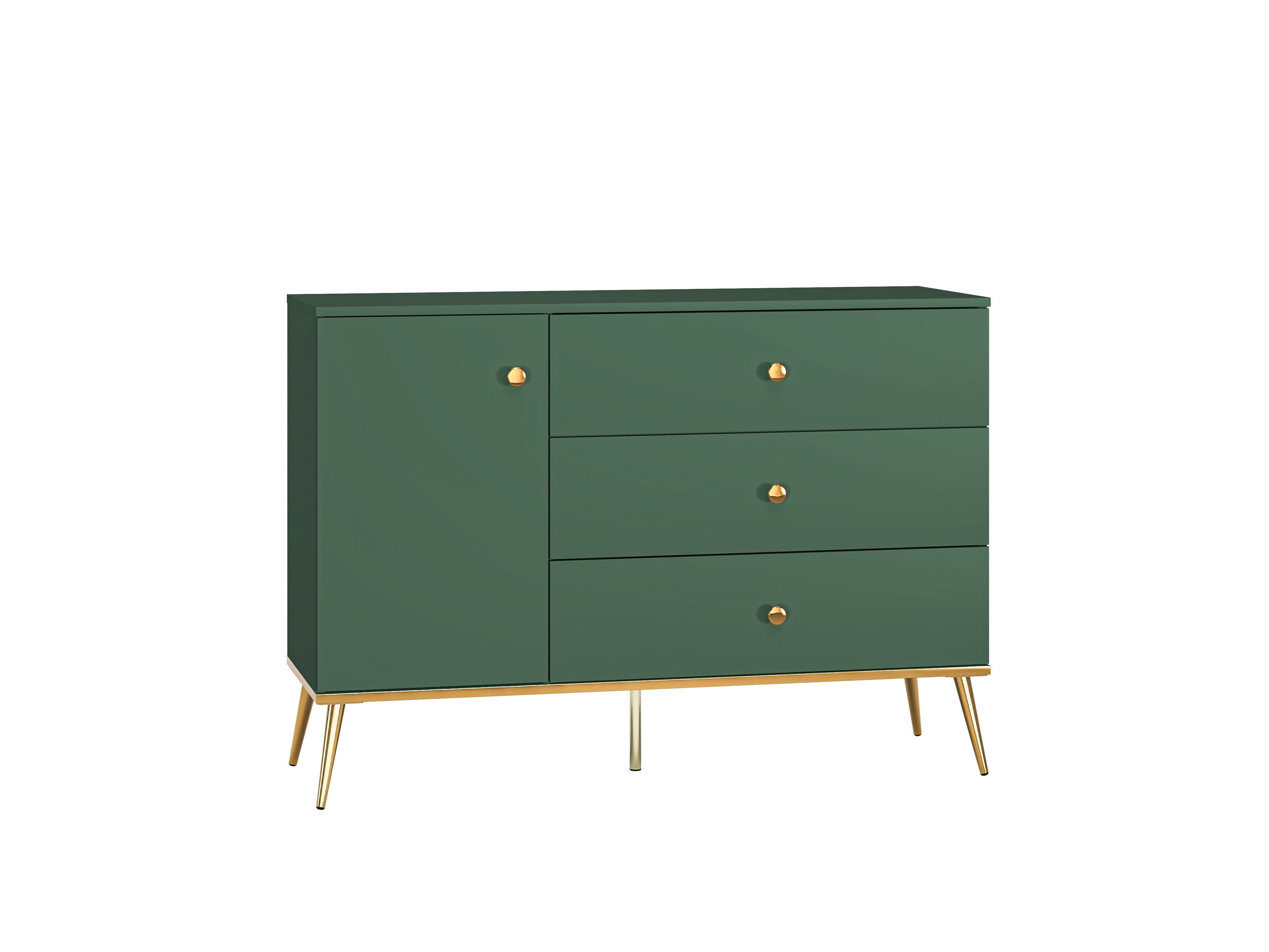 Commode, Buffet, Buffet Labrador avec Bordure ABS - Résistant aux Rayures et à l'Humidité - Decora Home