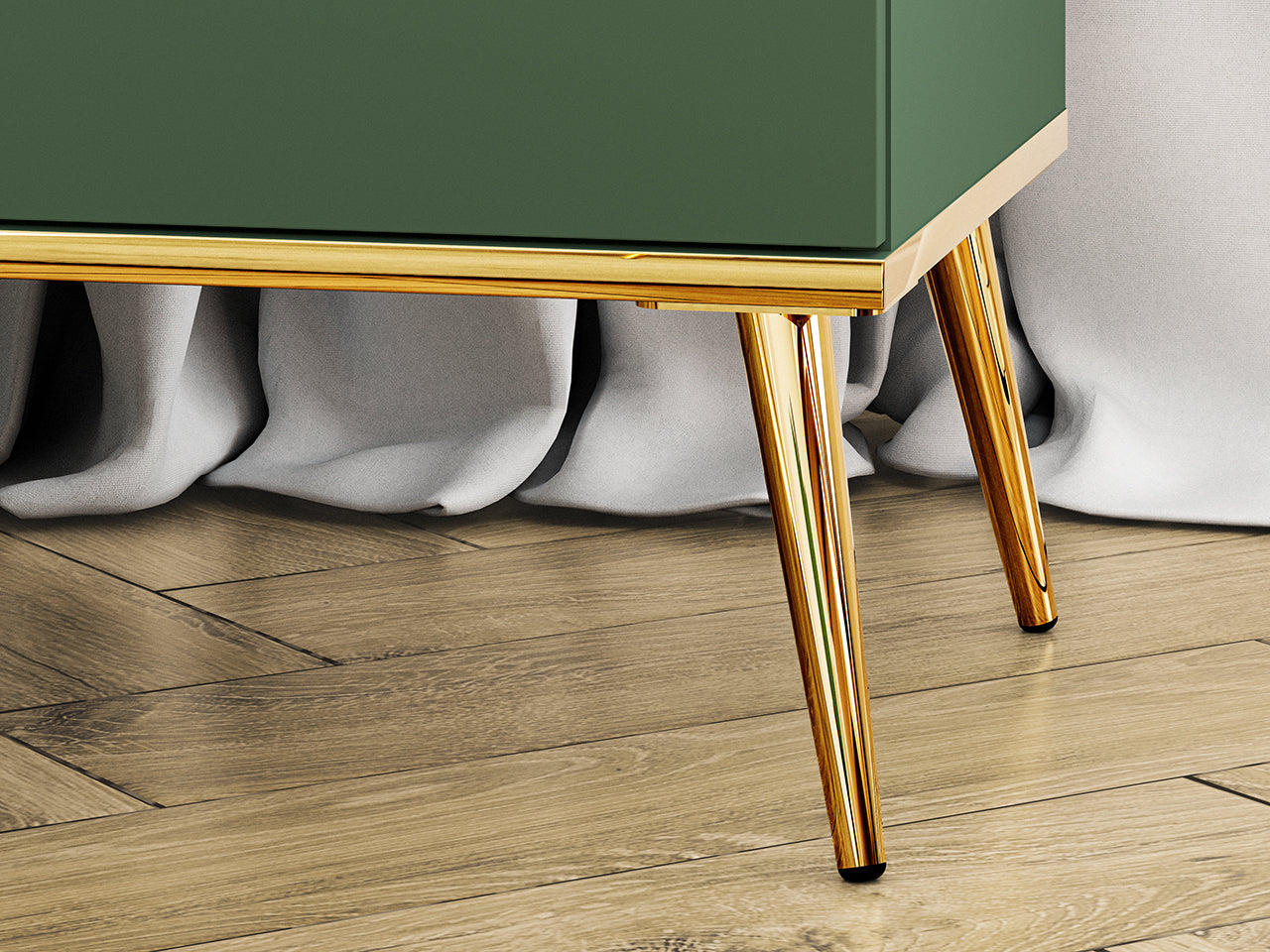 Commode, Buffet, Buffet Labrador avec Bordure ABS - Résistant aux Rayures et à l'Humidité - Decora Home