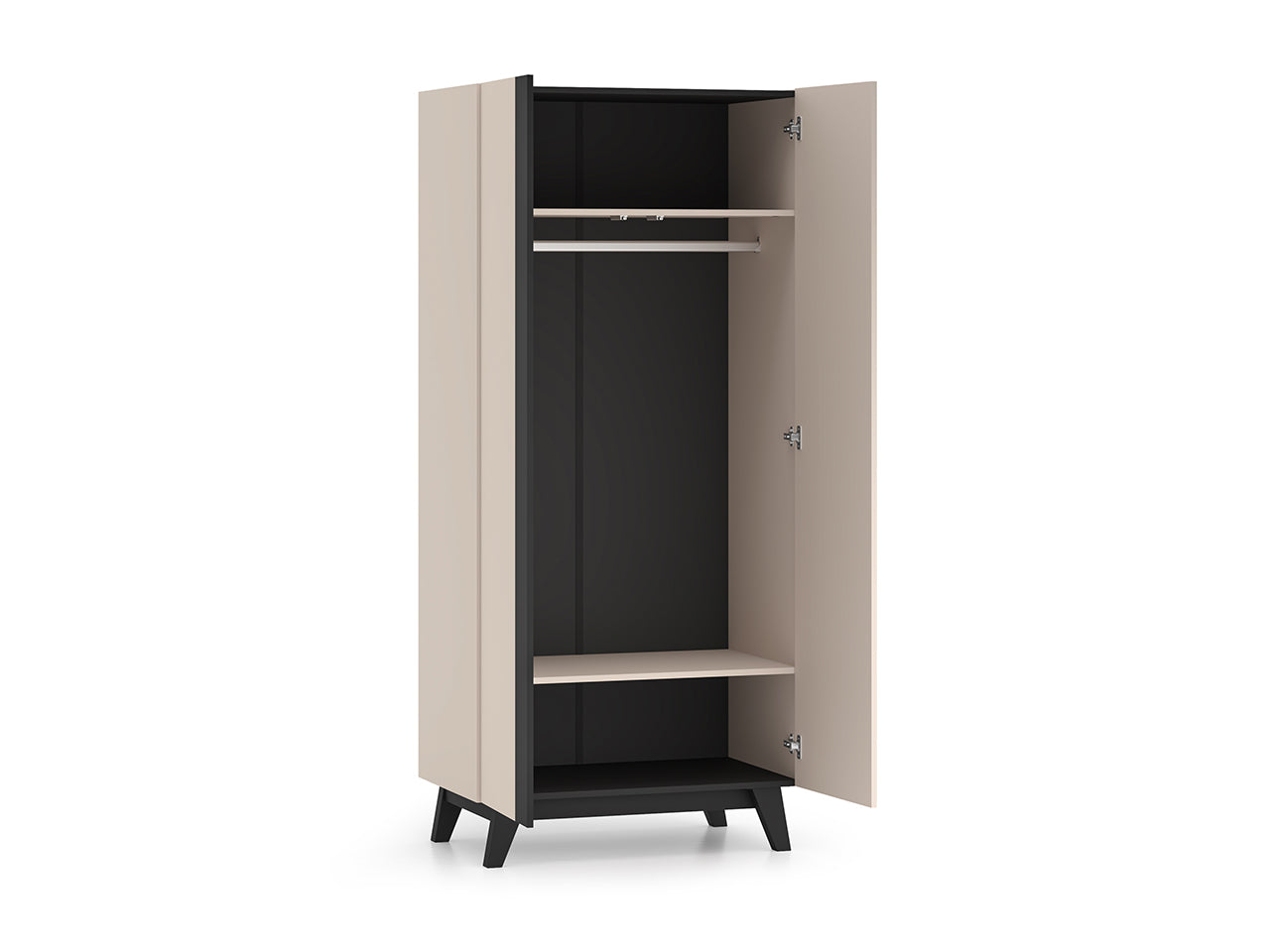 Armoire Moderne à Double Portes avec Rangement Spacieux et Design Élégant - Decora Home