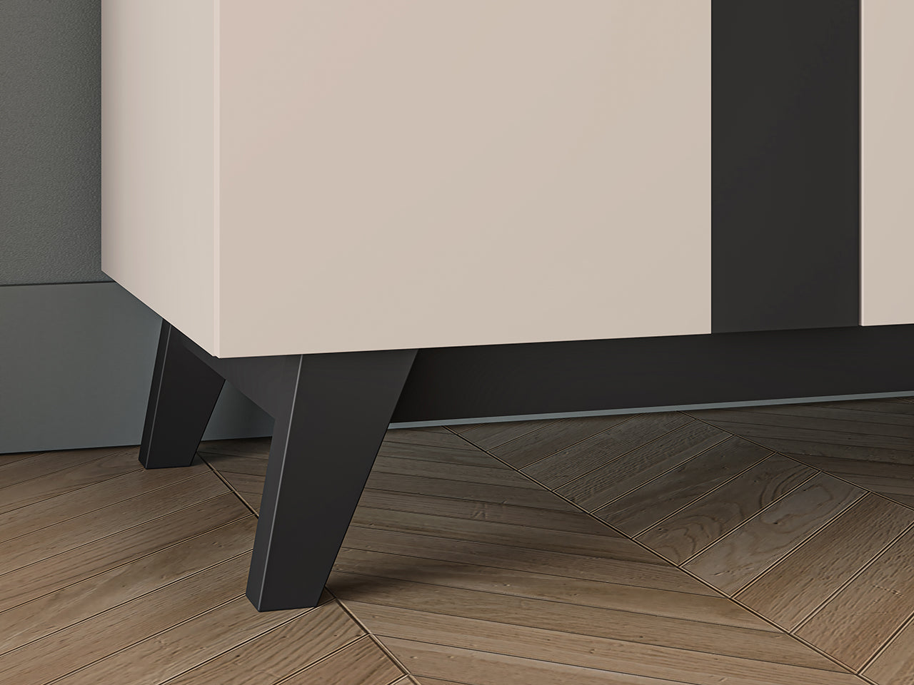 Armoire Moderne à Double Portes avec Rangement Spacieux et Design Élégant - Decora Home