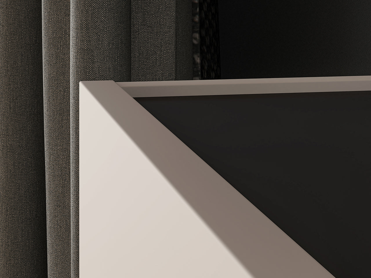 Commode, Buffet avec Tiroirs à Extension Complète et Niches Spacieuses | Cachemire et Noir - Decora Home