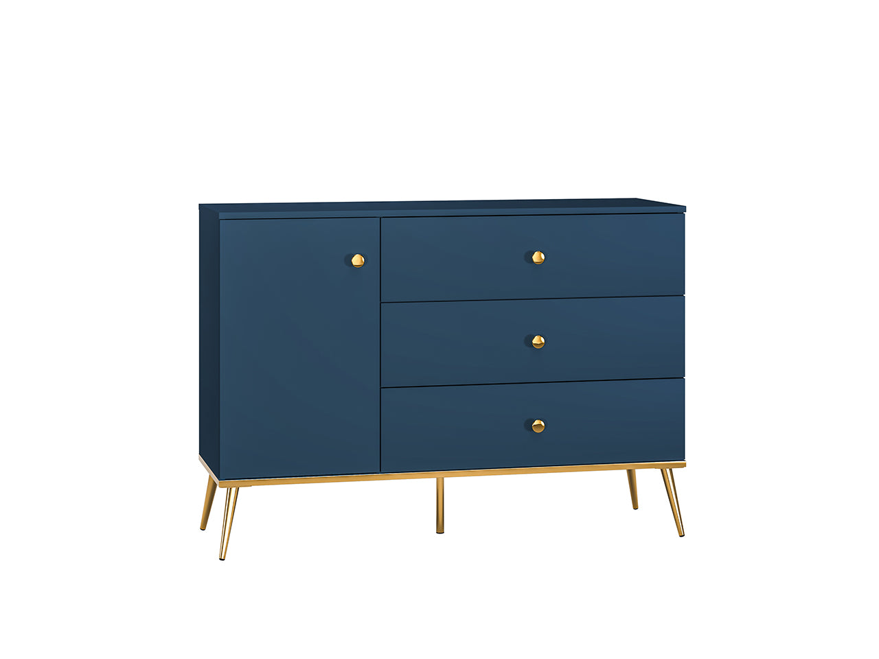 Commode, Buffet, Buffet Labrador avec Bordure ABS - Résistant aux Rayures et à l'Humidité - Decora Home