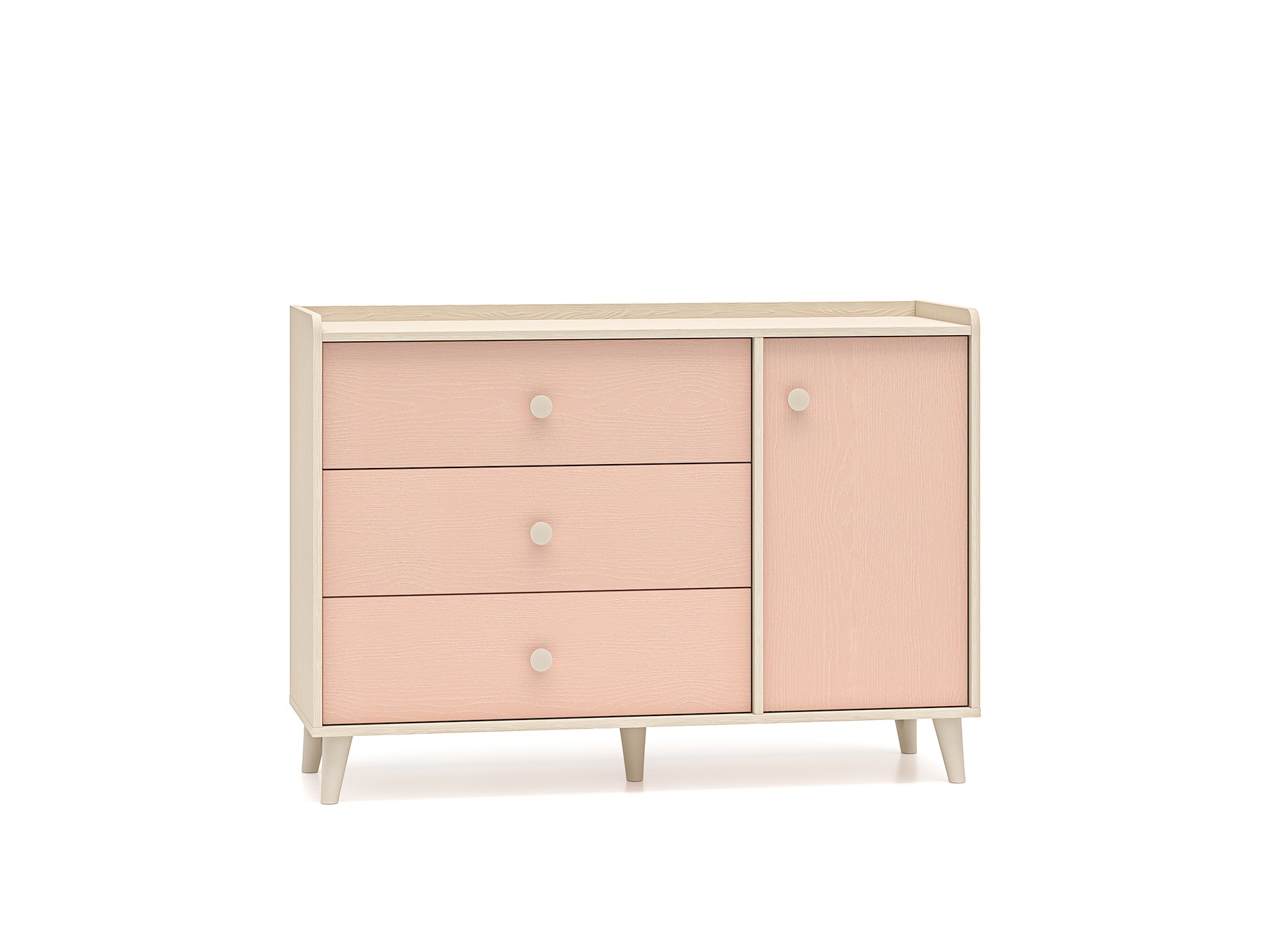 Commode enfant Moderne avec Tiroirs Extensibles et Design Élégant – Résistant aux Rayures et à l'Humidité