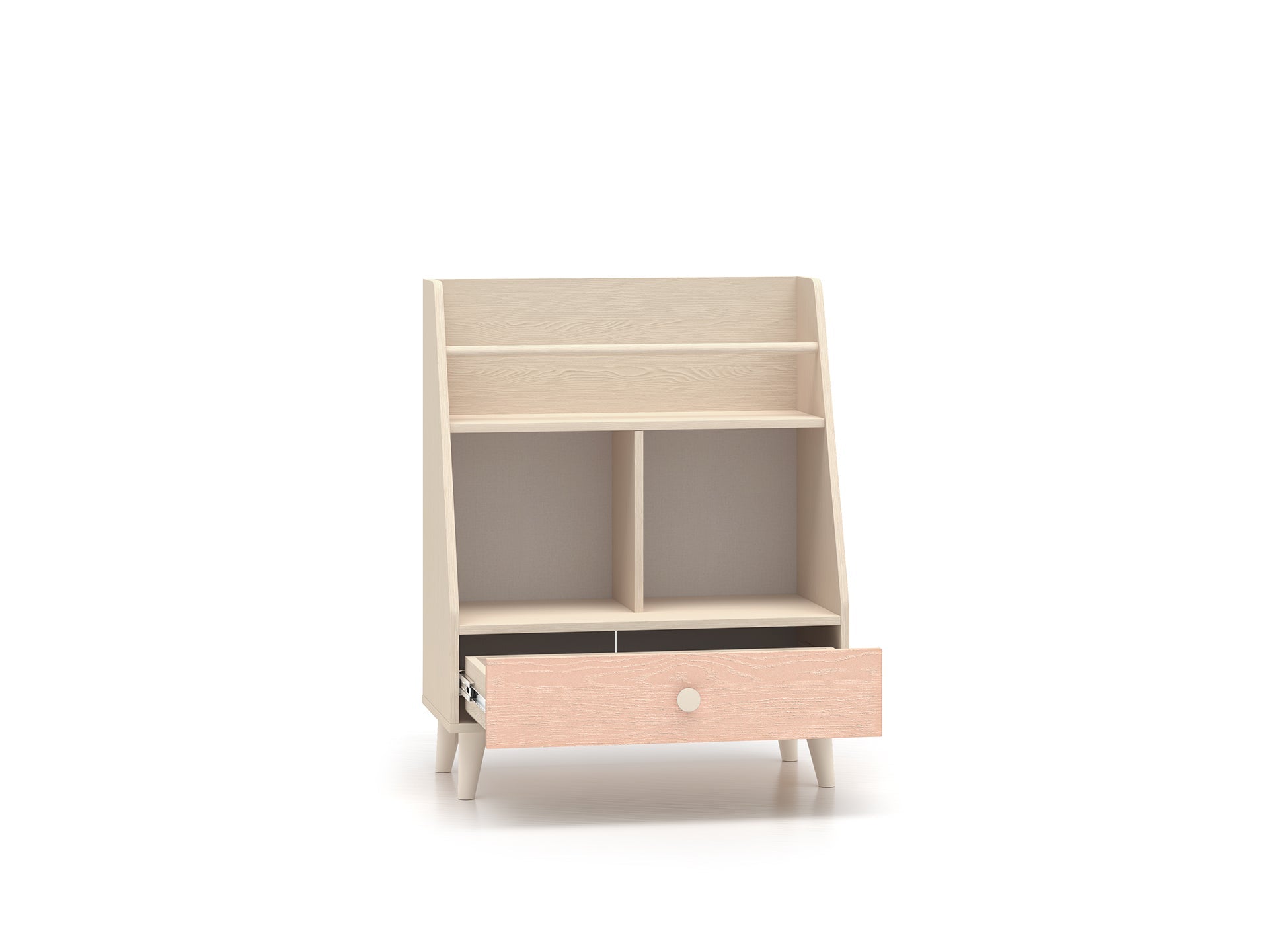 Étagère Murale enfant Moderne avec Finition en Rose Millénaire et Sable du Désert – Design Élégant - Decora Home