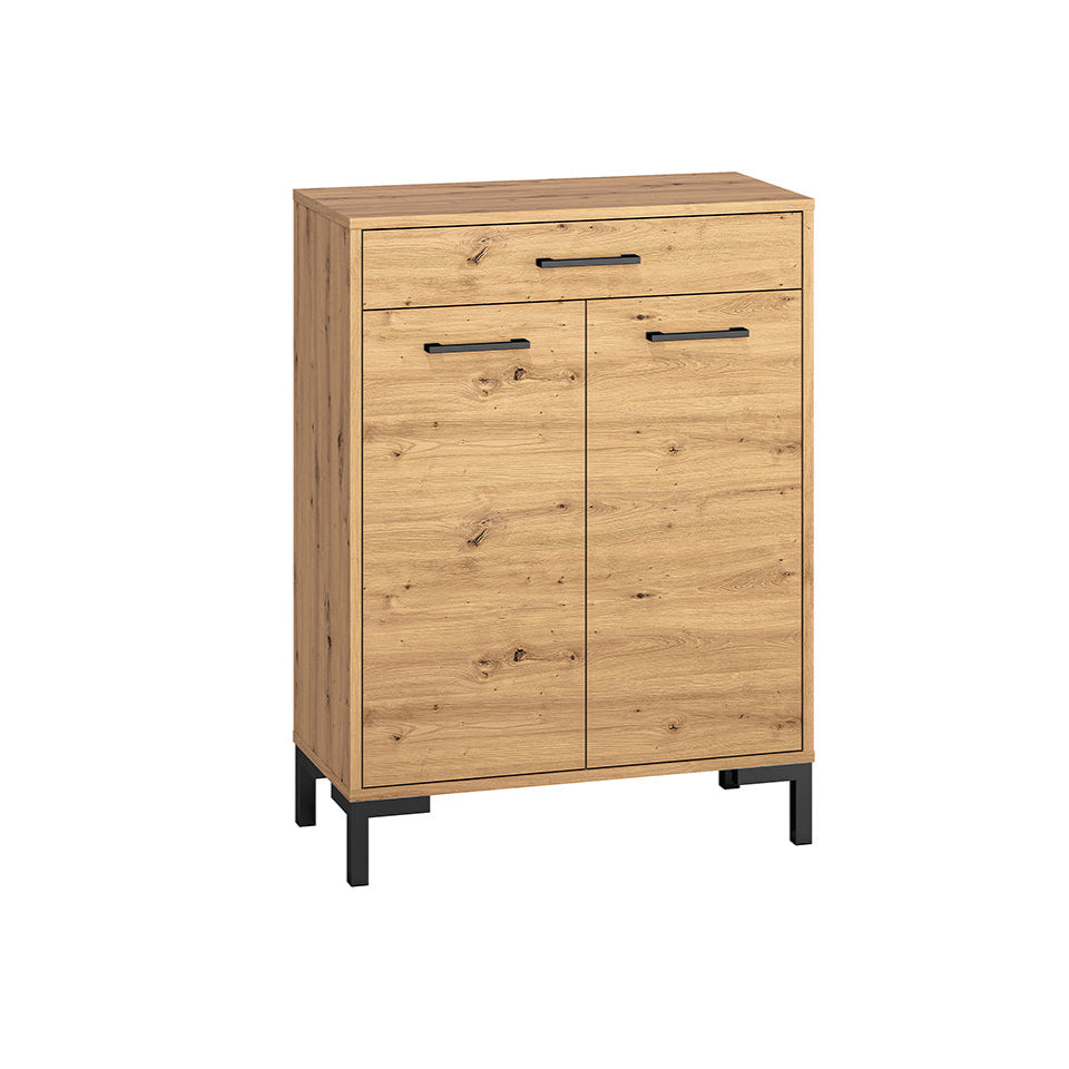 Meuble à Chaussures en Chêne Artisanal avec Bordure ABS   Rangement Pratique et Élégant|Dernières pièces|Decora Home