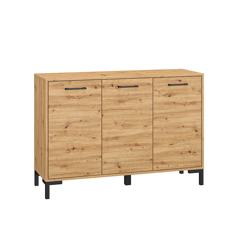 Buffet en Chêne Artisanal avec Bordure ABS   Résistant et Élégant pour un Design Moderne|Dernières pièces|Decora Home