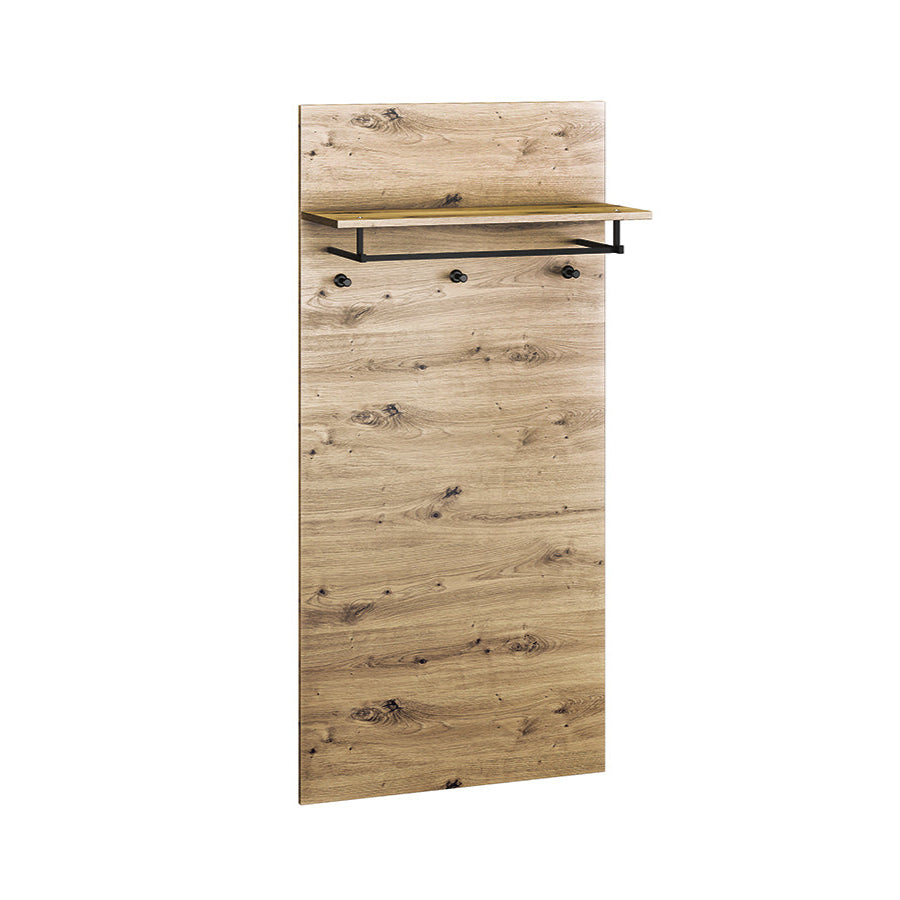Cintre mural rembourré en chêne artisanal – Élégance pratique pour votre intérieur - Decora Home