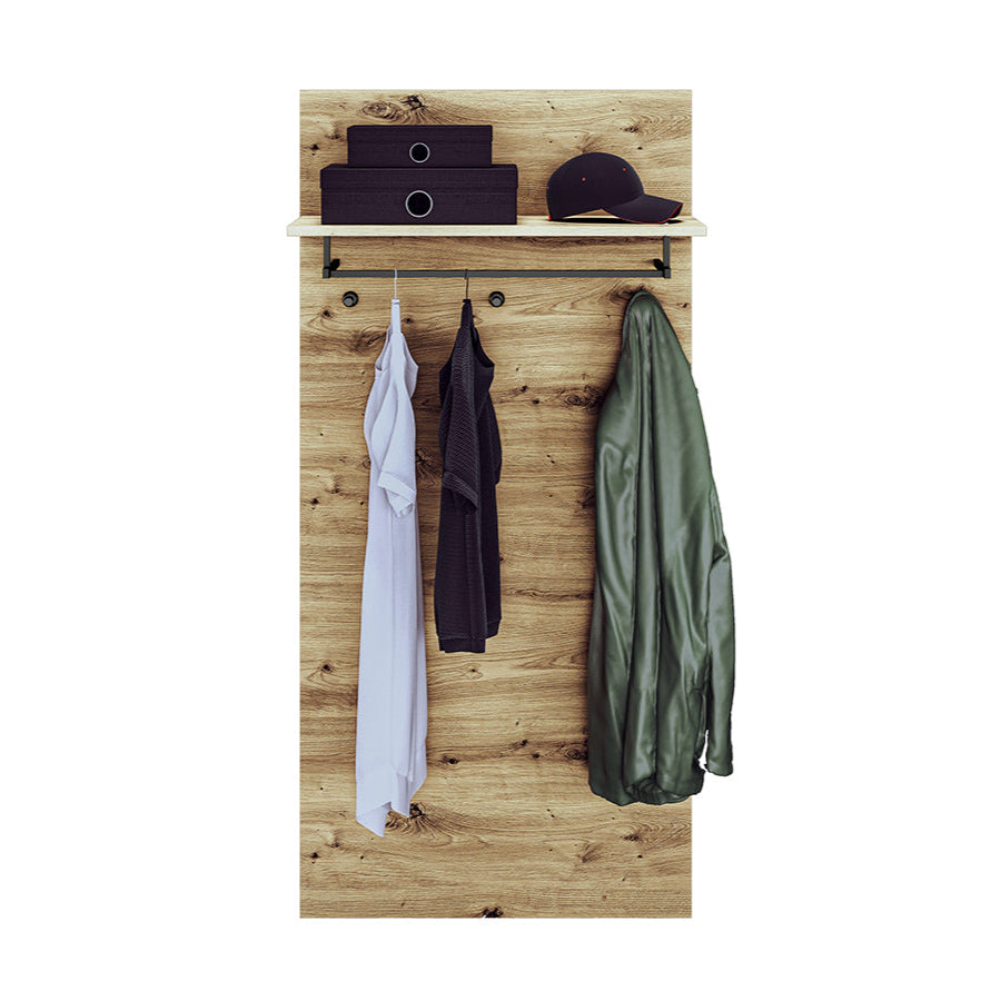 Cintre mural rembourré en chêne artisanal – Élégance pratique pour votre intérieur|Dernières pièces|Decora Home