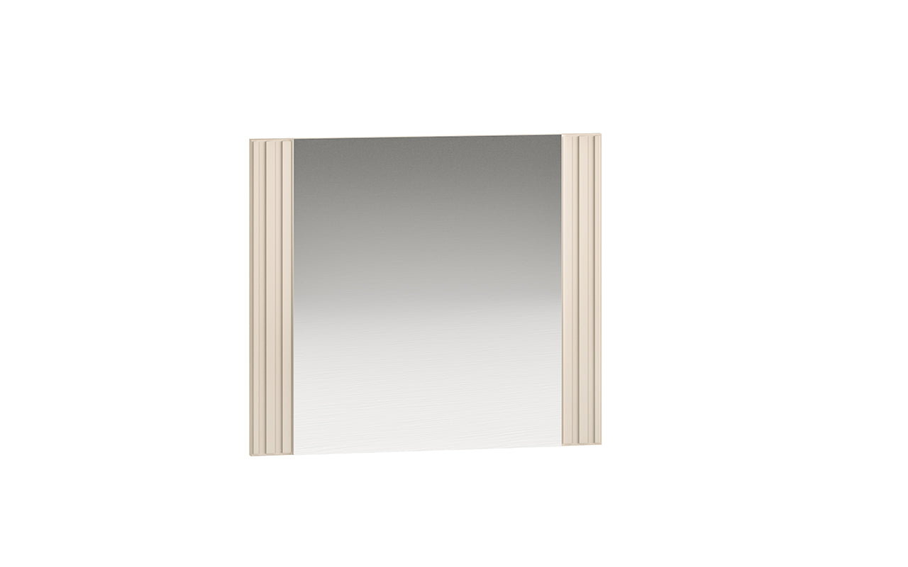 Miroir en MDF Cachemire avec Décor Fraisé pour Chambre Moderne - Decora Home