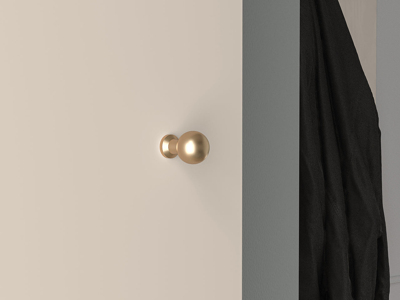 Armoire Sofina en MDF Cachemire avec Cintre Extensible et Étagères Pratiques - Decora Home