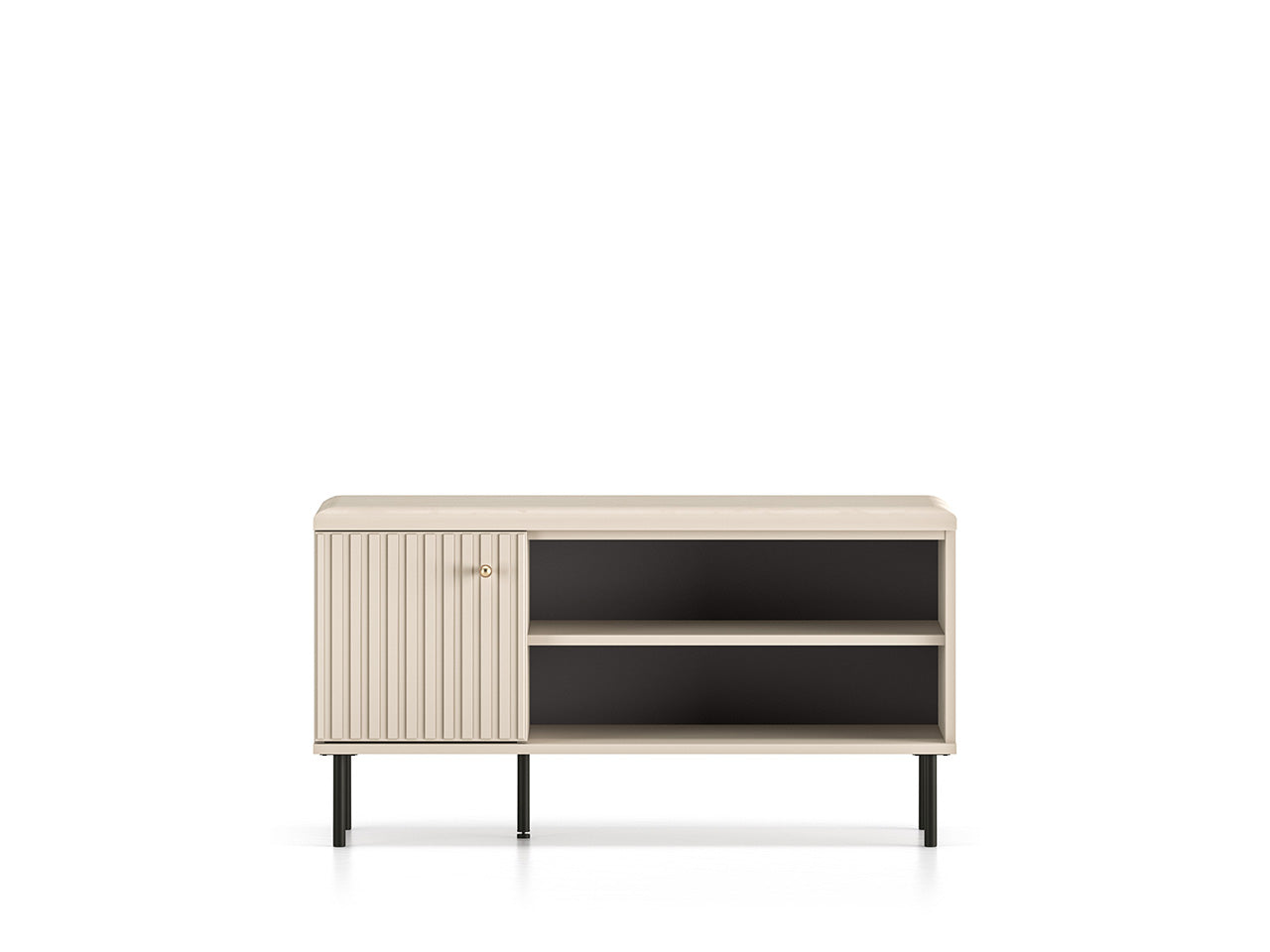 Meuble à Chaussures Sofina avec Siège Rembourré - MDF Cachemire - Decora Home