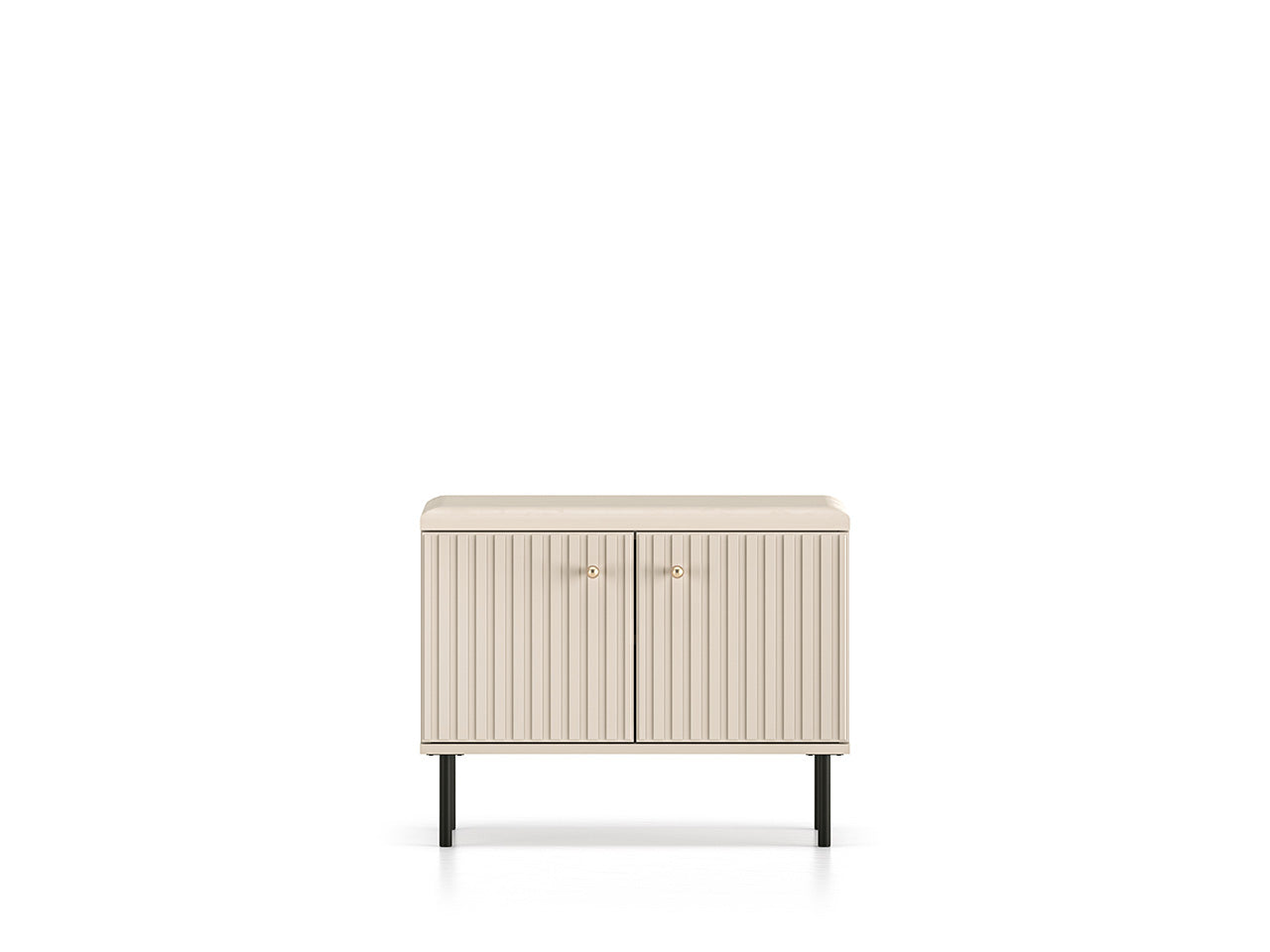 Meuble à Chaussures Sofina avec Siège Rembourré - MDF Cachemire - Decora Home