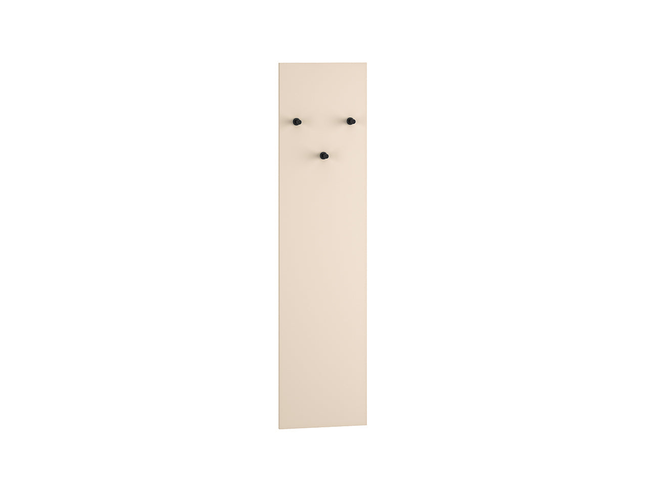 Cintre  Cachemire, MDF Fraisé, 3 Supports Noirs pour Vêtements d'Extérieur - Decora Home