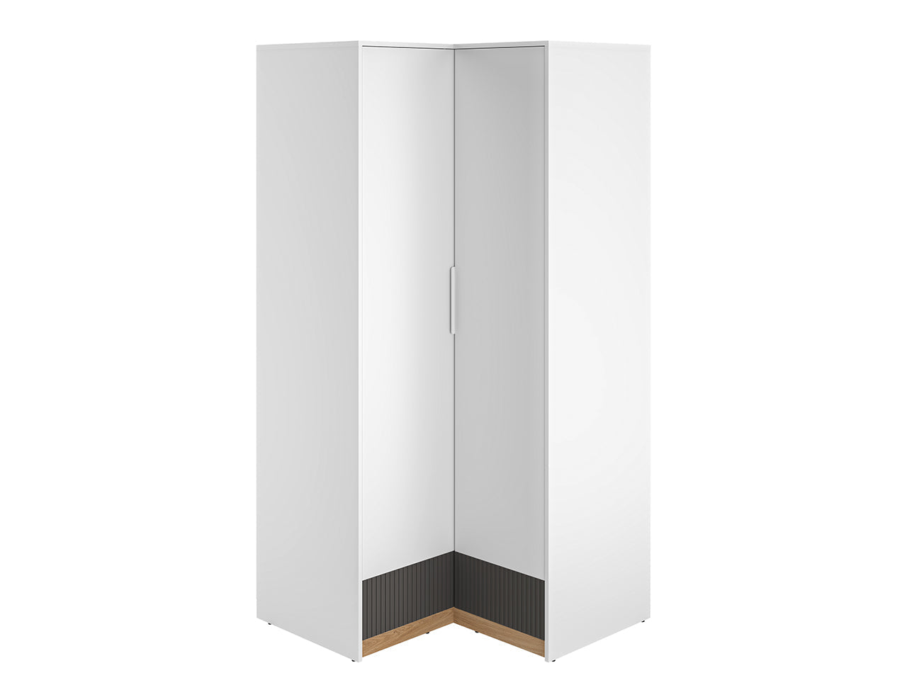 Garde Robe enfant Moderne Blanc et Chêne Castello avec MDF Graphite Mat – Durable et Élégante|Offre Spéciale|Decora Home