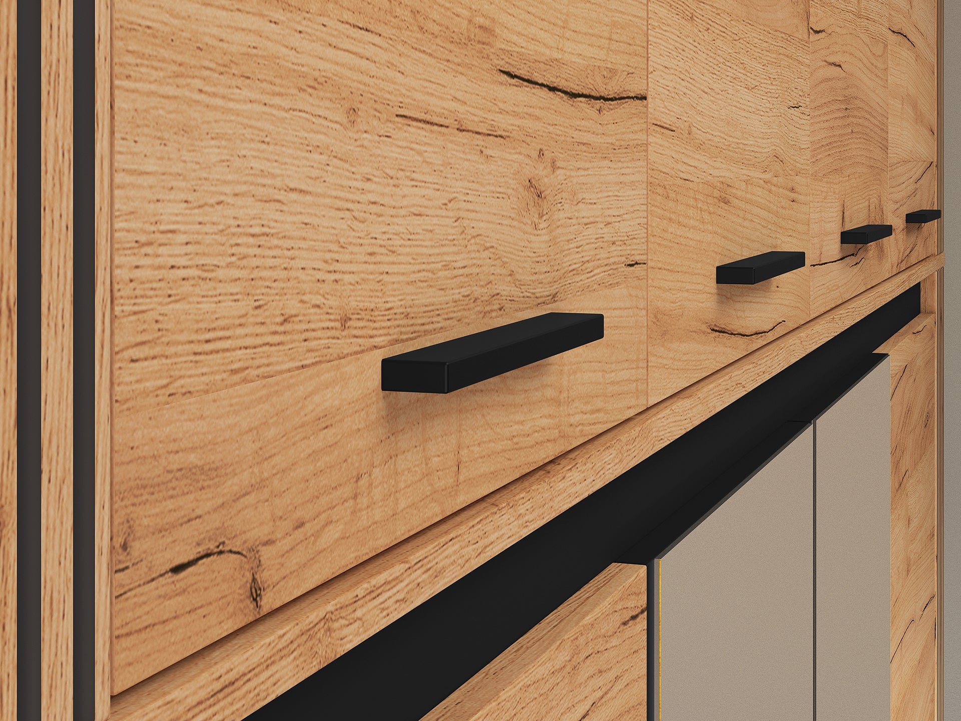 Extension de Garde-Robe en Chêne Craft Gold – Design Modulable et Résistant - Decora Home