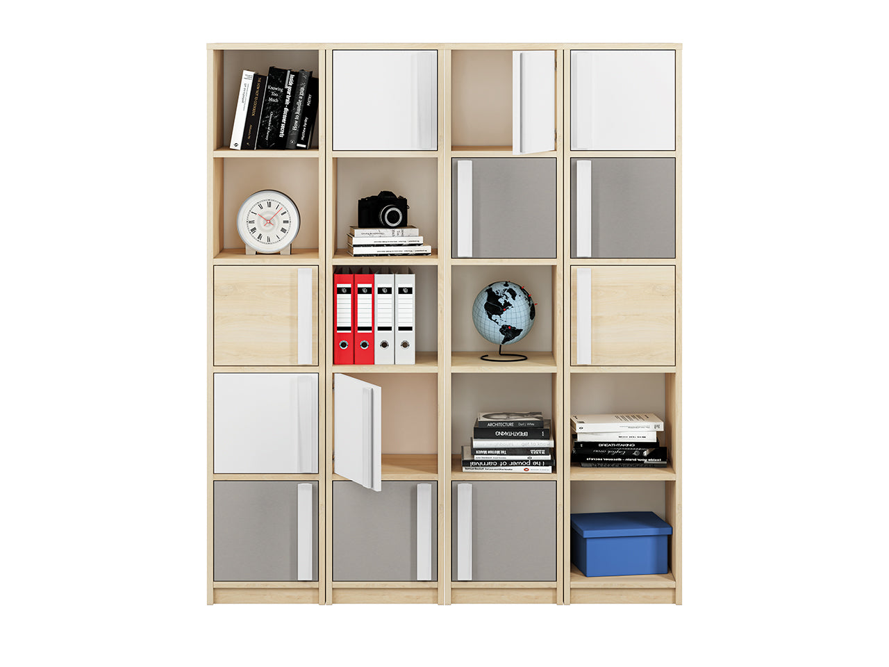 Étagère moderne en Hêtre des Fjords avec bordure ABS – Design élégant et haute résistance - Decora Home