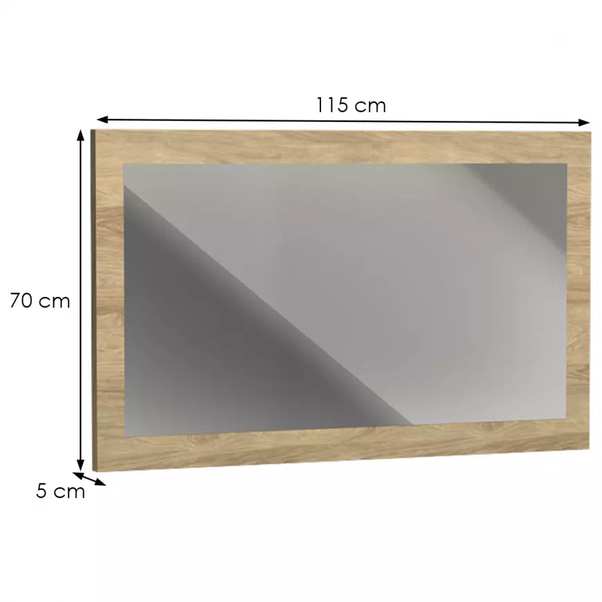 Miroir Moderne avec Cadre Lumineux - Decora Home