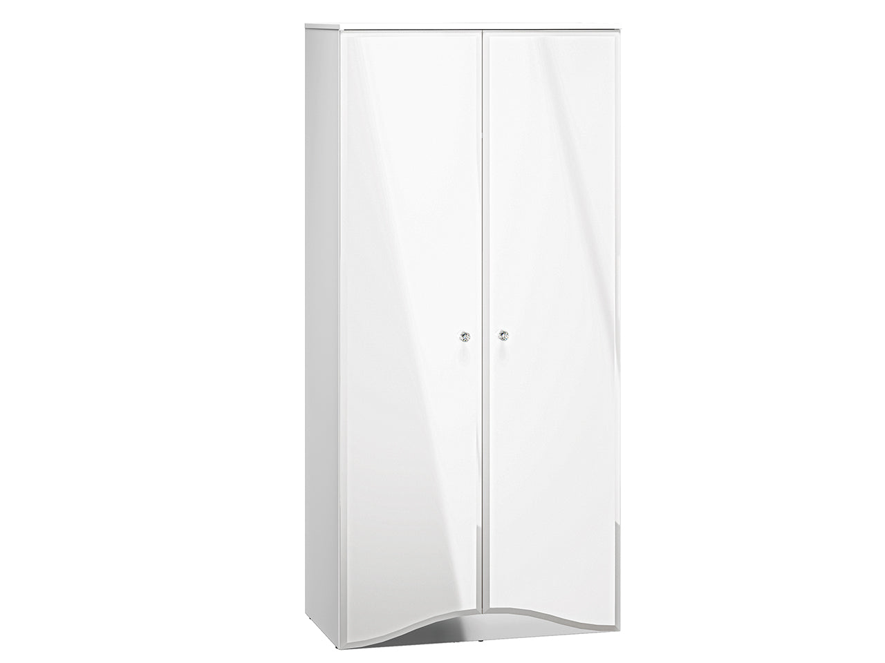 Armoire Moderne Blanc Brillant – Meuble de Rangement Élégant et Durable|Offre Limitée|Decora Home