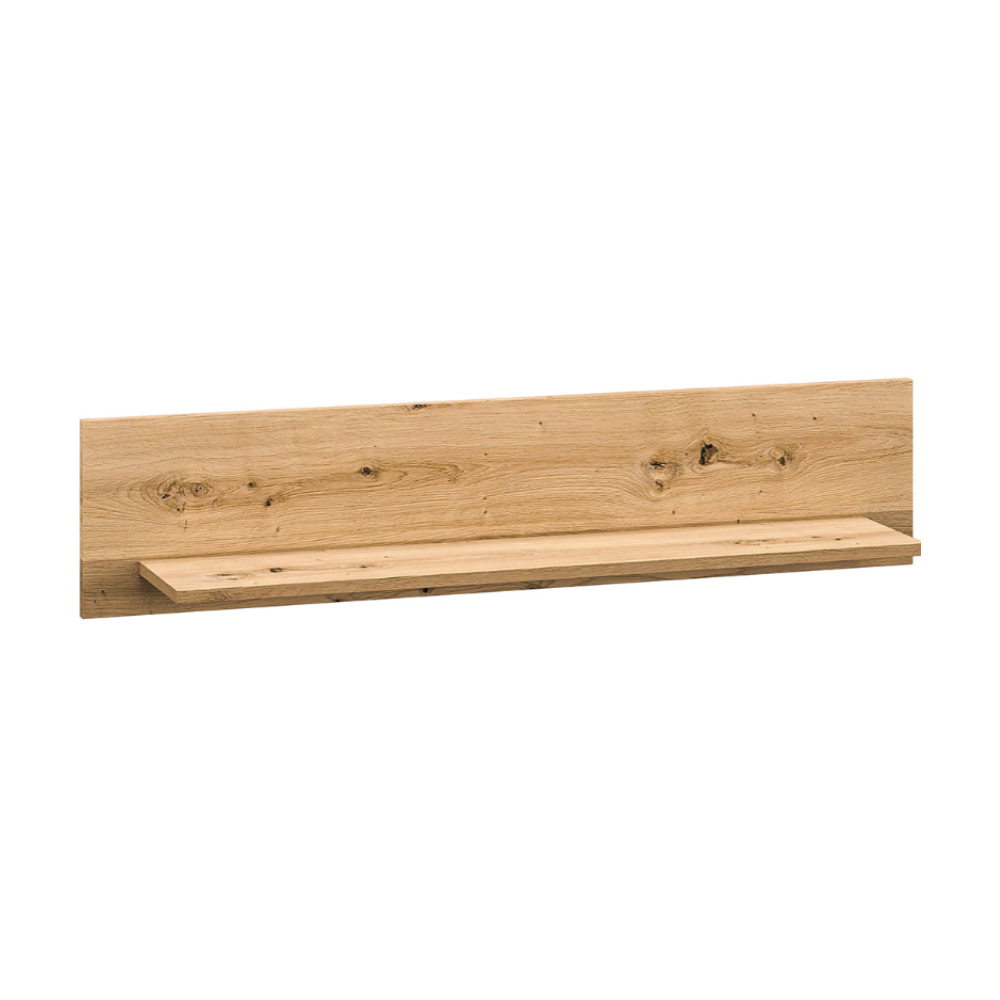 Étagère Murale en Chêne Artisanal avec Bordure ABS   Résistante aux Rayures, Humidité et Températures Élevées|Dernières pièces|Decora Home