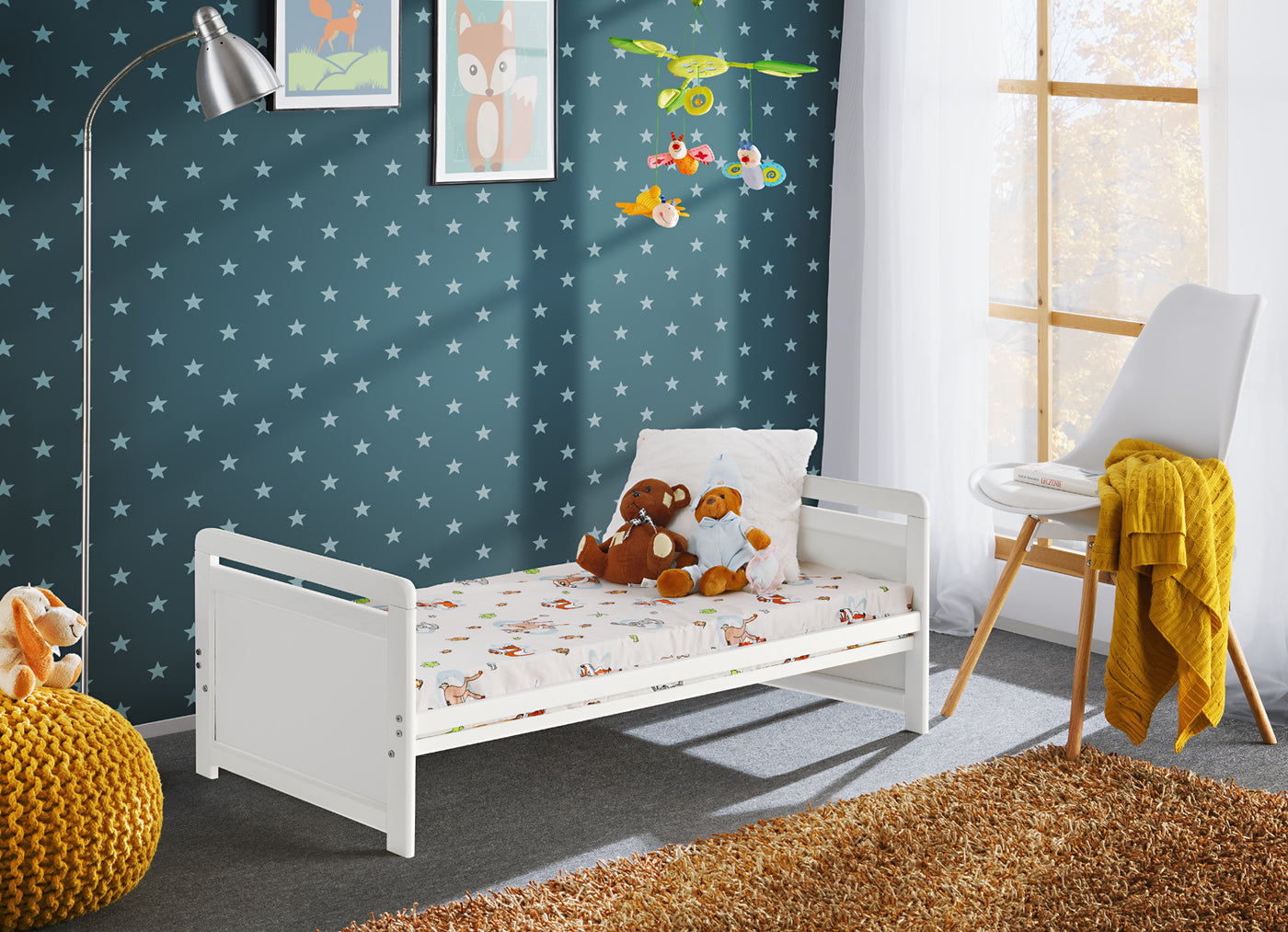 Lit Bébé TYMEK 67cm - Blanc